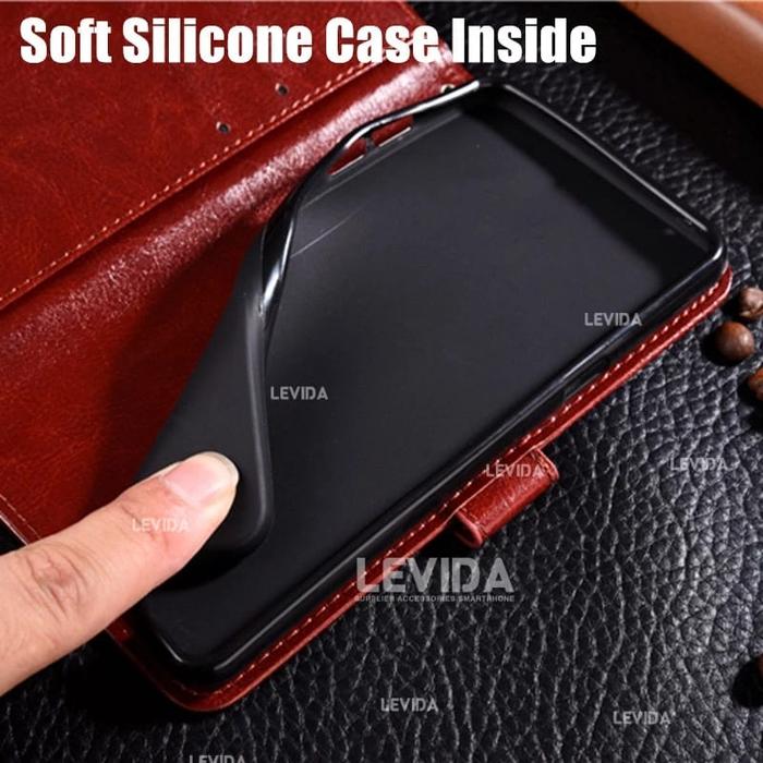 Tecno Pova 5 Tecno Pova 6 Tecno Pova 6 Pro Flip Cover Kulit Leather Case Sarung Buku Kulit Tecno Pov