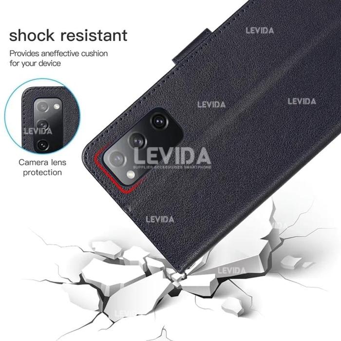 Vivo Y03 Vivo Y18 Vivo Y28 4G Cover Kulit Leather Case Sarung Buku Kulit Vivo Y03 Vivo Y03T Vivo Y18