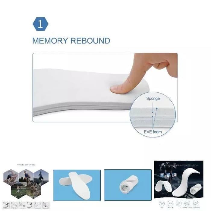 READY STOCK SOL SEPATU SPORT MEMORY FOAM / INSOLE FLAT MY FEET ABSORP FOAM EMPUK