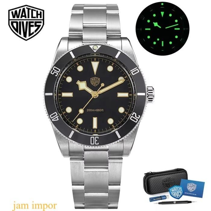 Jam Tangan Pria Watchdives WD7922 BB54 Watch VH31 Quartz Movement Waterproof 200m Sapphire Luminous 
