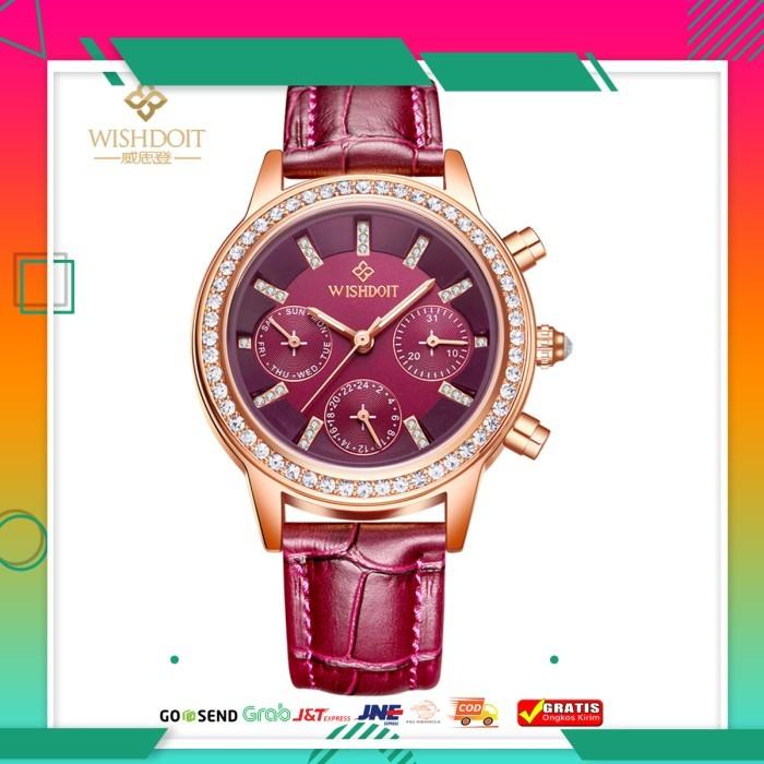 Jam Tangan Wanita WISHDOIT Jam Tangan Wanita Waterproof Luminous date