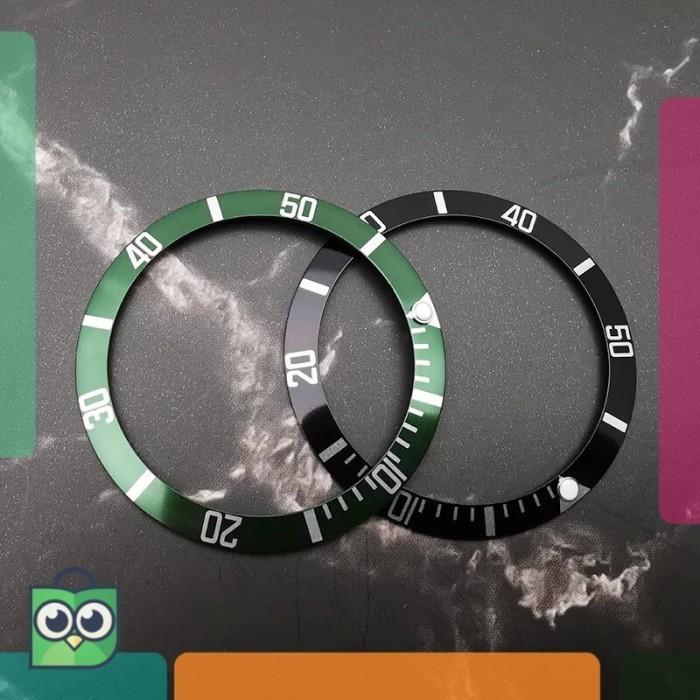 Aksesoris Jam Tangan Pria Aluminium Bezel Insert For RLX Submariner 16610, Watch Parts