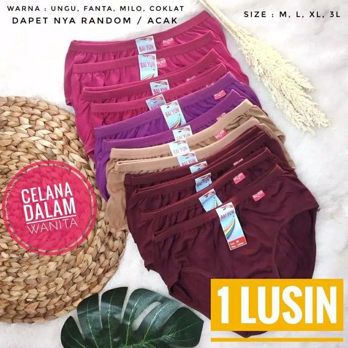 1 LUSIN CD Wanita | celana dalam wanita dewasa | sempak cd wanita dewasa | dalaman cewek | celana da