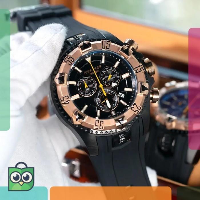 Jam Tangan Pria Reef Tiger/RJ Sports Quartz Watch with Chronograph and Date