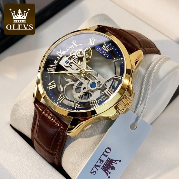 Jam Tangan Pria OLEVS Luxury Brand Jam Tangan Pria Automatic Mechanical