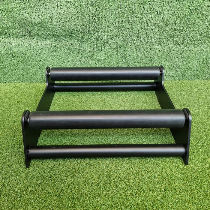 Display Pajangan Velg Putar Wheels Spinner Roller Stand Velg Besi