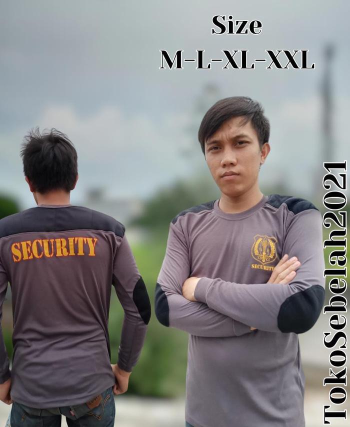 Kaos Security Decker Lengan Panjang Kaos Satpam Dalaman Security Dalaman Kaos Security Murah COD [PR