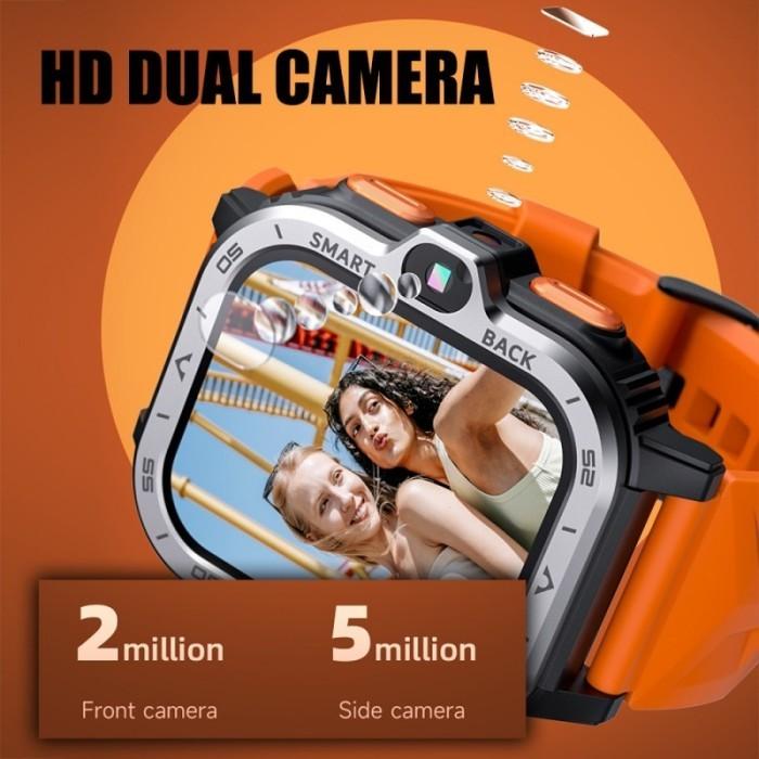 Jam Tangan Pria LOKMAT APPLLP 4 MAX Smart watch Satellite Nevigation 4G LTE SIM Card