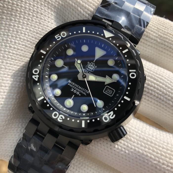 Jam Tangan Pria STEELDIVE Watch Automatic 2020 Tuna Black Case NH35 Sapphire Crystal 3