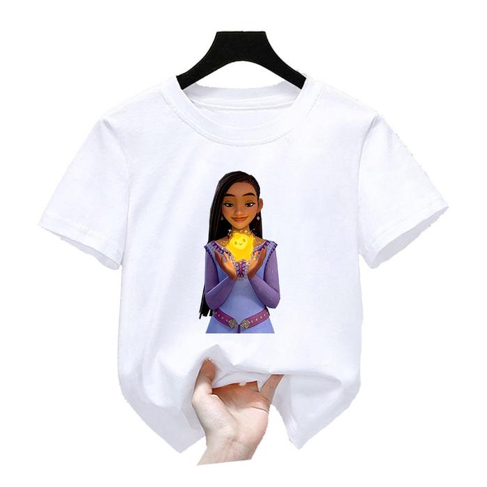 cartoon movie wish kids clothes t shirts children cartoons casual tops boys girls teenager outfits t