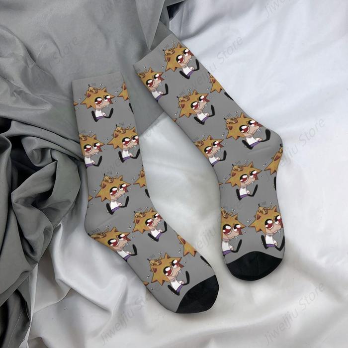 fashion men's socks casual neco arc sock polyester anime high quality women socks spring summer autu