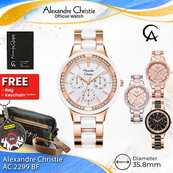 Alexandre Christie Wanita AC 2299 BF AC 2299 AC2299BF White Rose Gold
