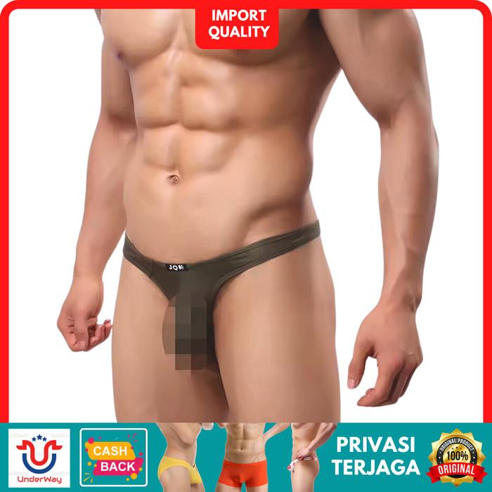 Celana Dalam Pria Gstring Trunks Ice Silk VPH - Jok Sempak CD ZLaki