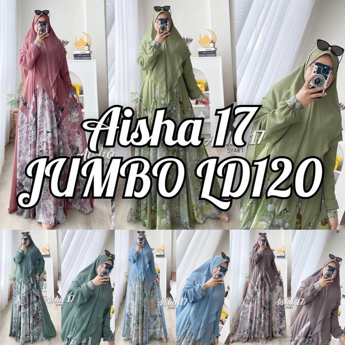 AISHA 11 | AISHA 17 ( LABEL SAVNA ) | GAMIS SERAGAM SET HIJAB KEKINIAN