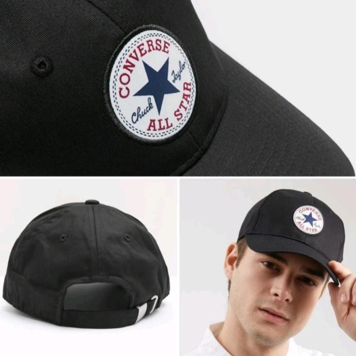 Topi / Caps Converse Canvas Chuck Taylor Reguler Patch Basic Unisex All Size