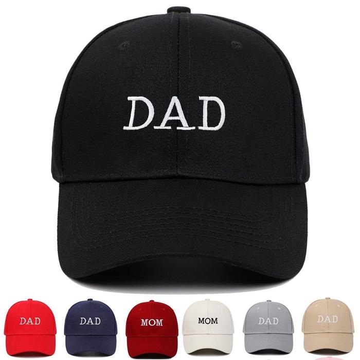 1PC DAD MOM Embroidery Baseball Cap Fashion Women Men Cotton Hat Sport Snapback Cap Outdoor Breathab