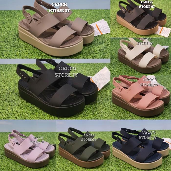 CROCS BROOKLYN/CROCS WANITA/CROCS BROOKLYN MID TALI WEDGES ORIGINAL