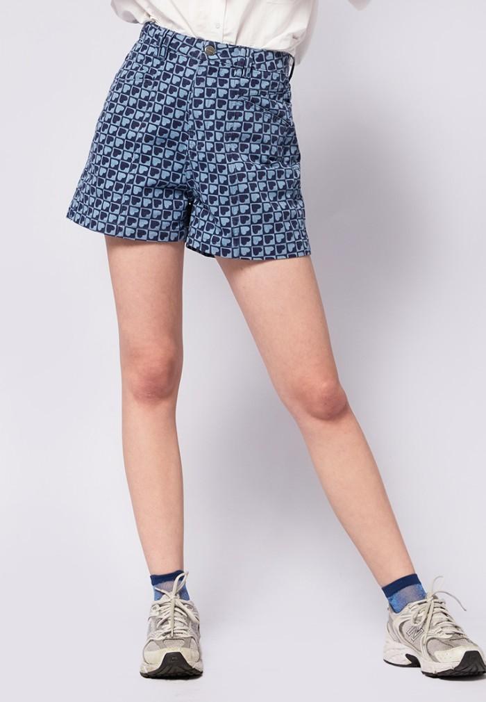 COLORBOX Printed Denim Shorts I-SPDFJN124D019 Multicolor