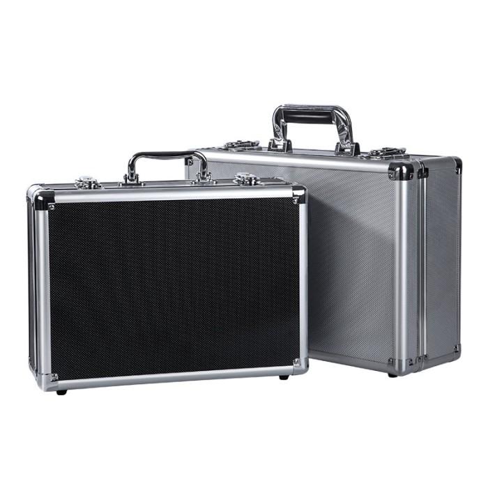 Hardcase Aluminium Microphone Box Mic Camera Tablet Wireless Koper Mikrofon Serbaguna Multifungsi Da
