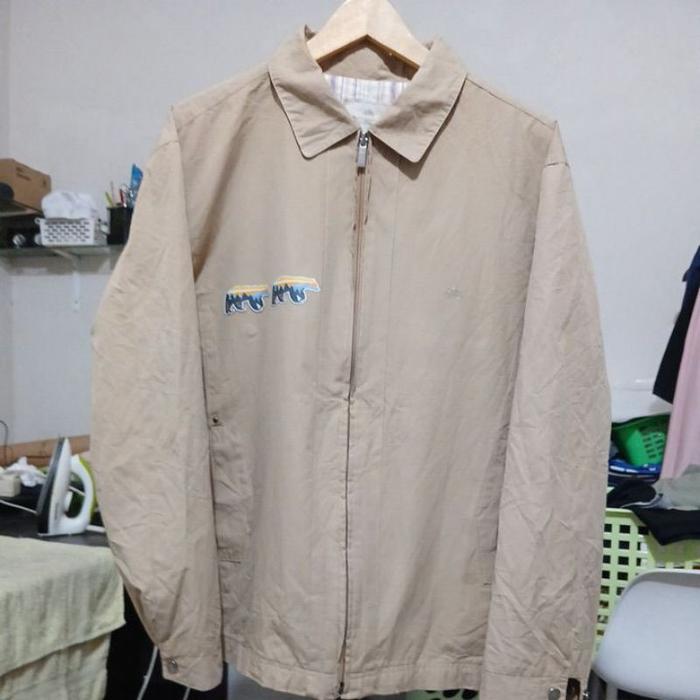 Jacket casual NOTTINGHILL second Original warna cream tua size XL-XXL LD 120CM Pjg 70cm minus ujung 