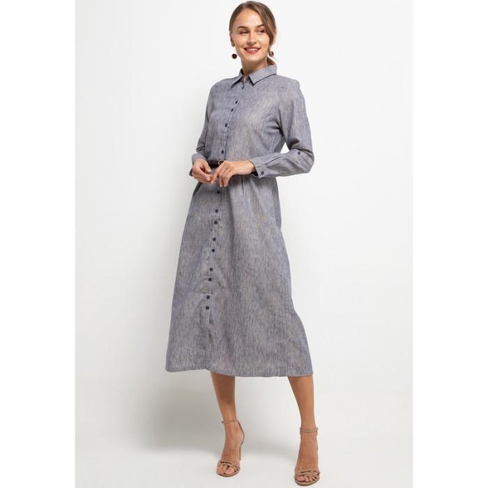 TRISET Aysila Dress Wanita 01 Medium Blue