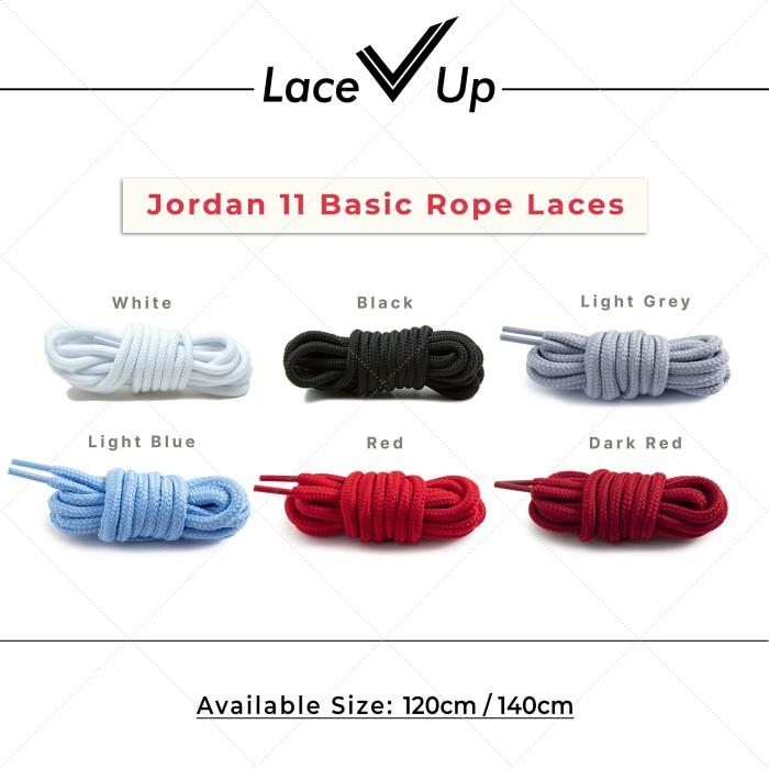 Tali Sepatu Nike Air Jordan 11 Xi Rope Laces - Original Basic Color