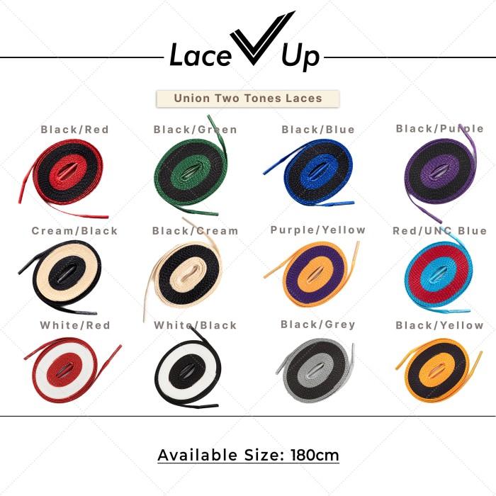 Tali Sepatu Air Jordan 1 / Aj-1 / Aj1 Union Shoelaces | Dual Tones