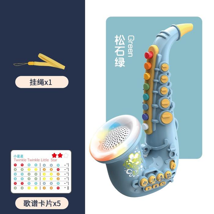 ALAT MUSIK BABY MAINAN ANAK EDUKASI MUSIK TEROMPET / SAXOPHONE HEXAPHONE MUSIC BELAJAR SEKOLAH LISTE