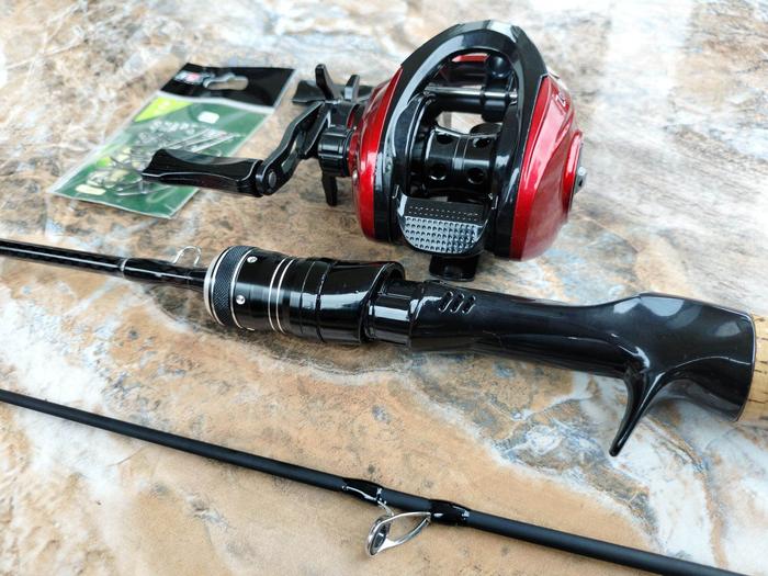 1set joran casting/carbon solid size180cm&reel bc emperor