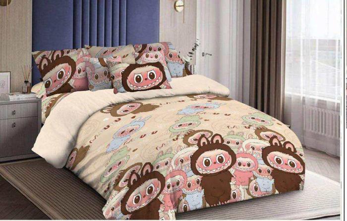 BEDCOVER SET LABUBU SPESIAL EDISI 180x200x20 SELIMUT BEDCOVER JUMBO SUPER HALUS LEMBUT KATUN DISPERS