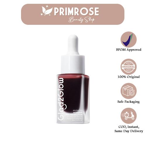 GLAD2GLOW AHA BHA PHA Intensive Peeling Solution 15mI - G2G Serum Eksfoliasi Tekstur dan Pori Wajah
