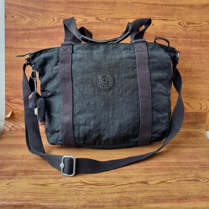 TERLARIS TAS SELEMPANG KIPLING WANITA SECOND BRANDED IMPORT BLACK / TAS TOTE WANITA KIPLING