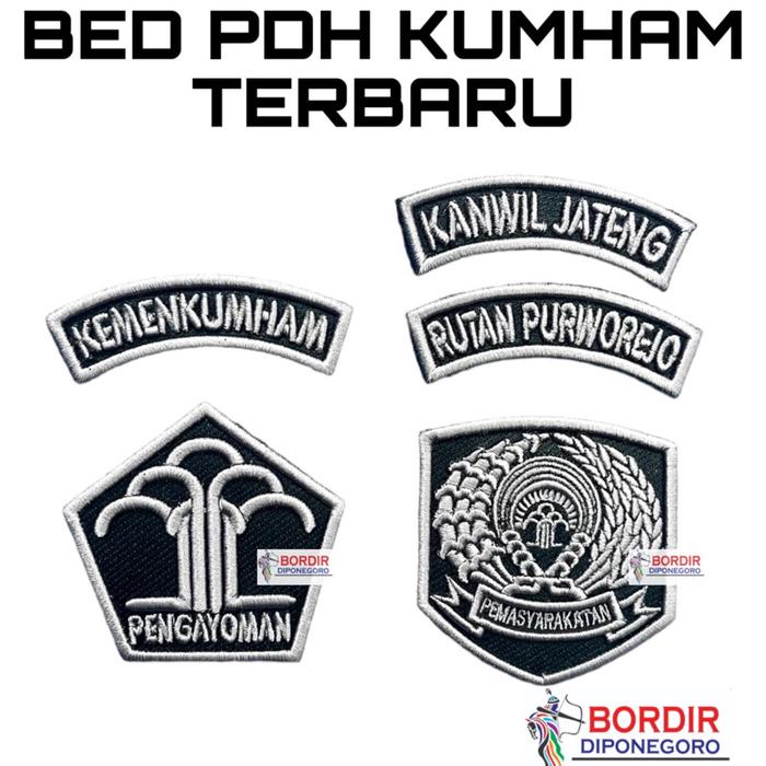 TOP !!! BORDIR PDH LAPAS TERBARU TIMBUL PREMIUM | BED PDH LAPAS TERBARU TIMBUL PREMIUM| ATRIBUT KUMH