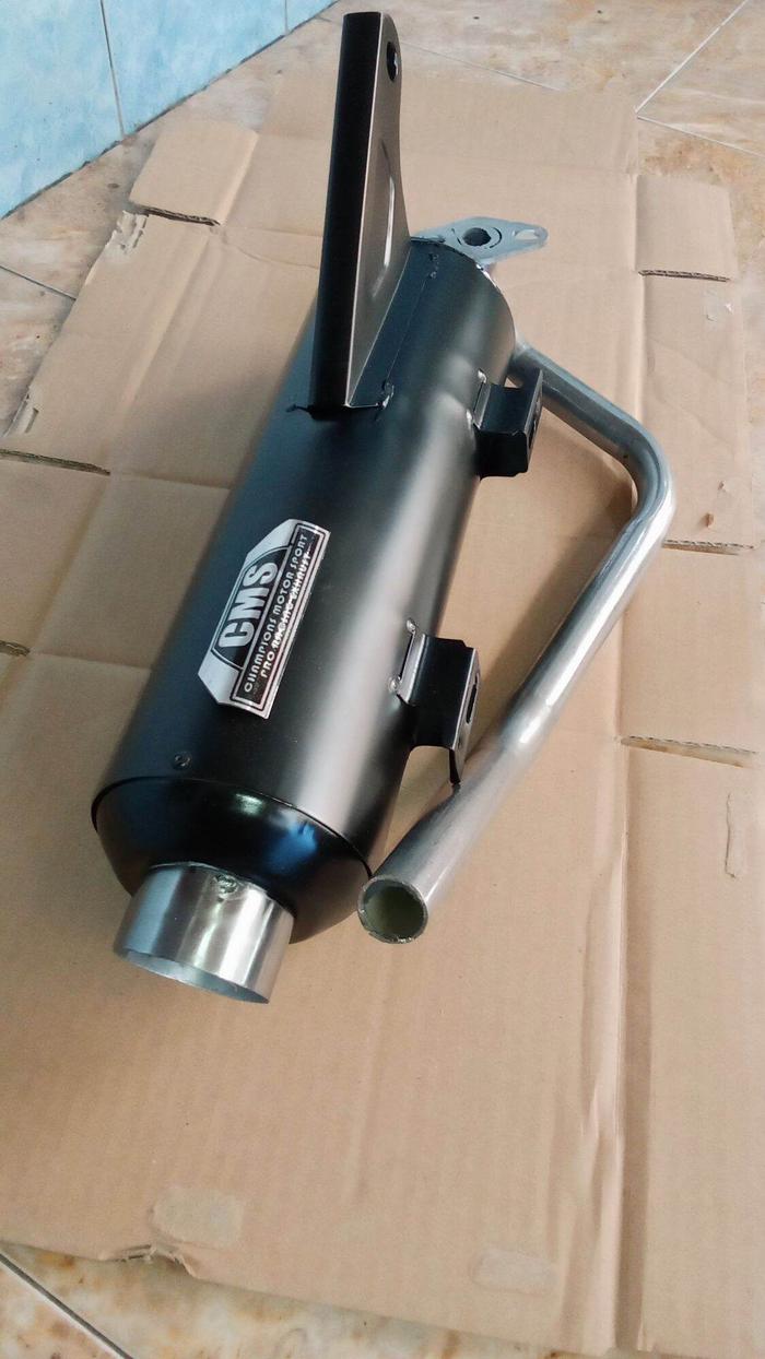knalpot copy CMS suara adem ngebas untuk semua motor metik beat,Vario,Mio,NMAX,Aerox,PCX,