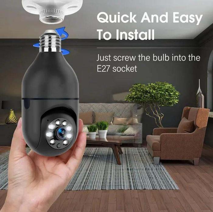V380 Pro PTZ Kamera CCTV 1080P, 3MP CMOS, Pan-Tilt 355°, Night Vision 15M, IP66 Outdoor