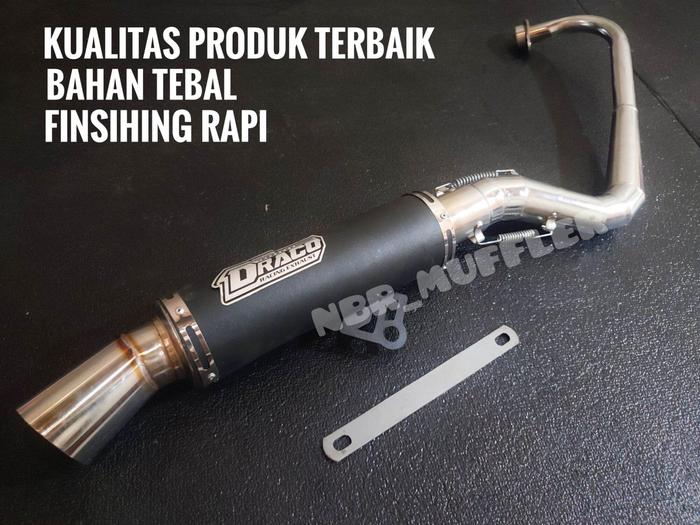 Knalpot Racing Samlong DRACO Untuk Motor ALL Matic /ALL BEAT, ALL SCOOPY, ALL MIO, ALL VARIO, PCX, F