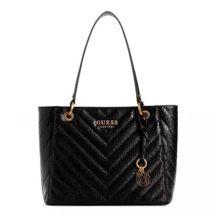 TERLARIS Tas Wanita guess original - JANIA SMALL NOEL TOTE - GUESS ORIGINAL