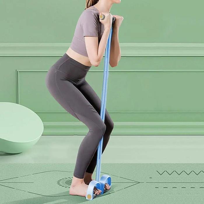 Alat Olahraga 6 Tali / Fitnes Pengecil Perut Alat / Alat Penurunan Berat Badan Di Rumah