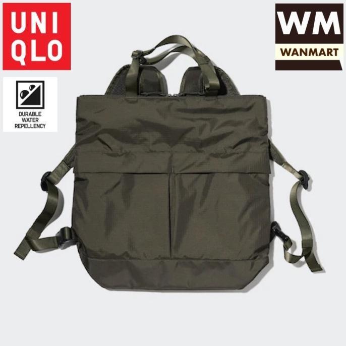 TERLARIS Ready Stock Uniqlo Backpack Tote Bag Tas Utility 2Way Pria Wanita