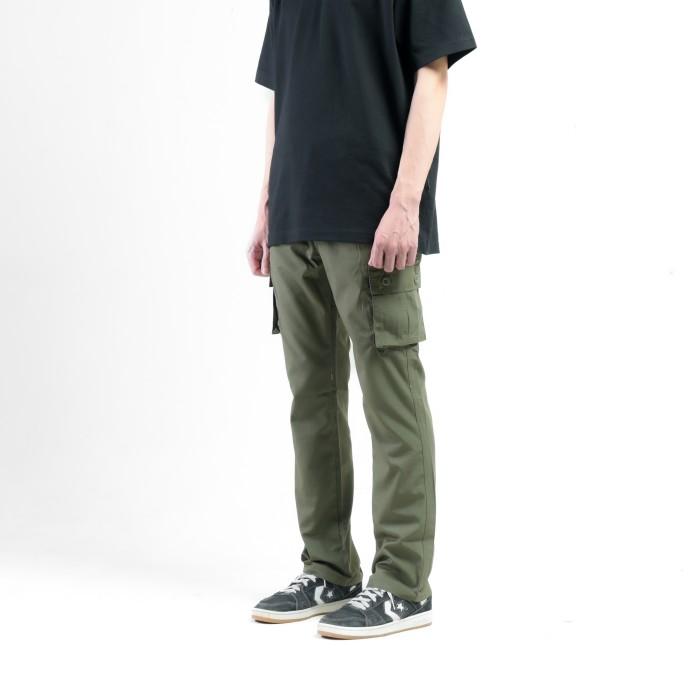 Hammerstout Celana Panjang Cargo Olive Combat Slim Olive Cargo