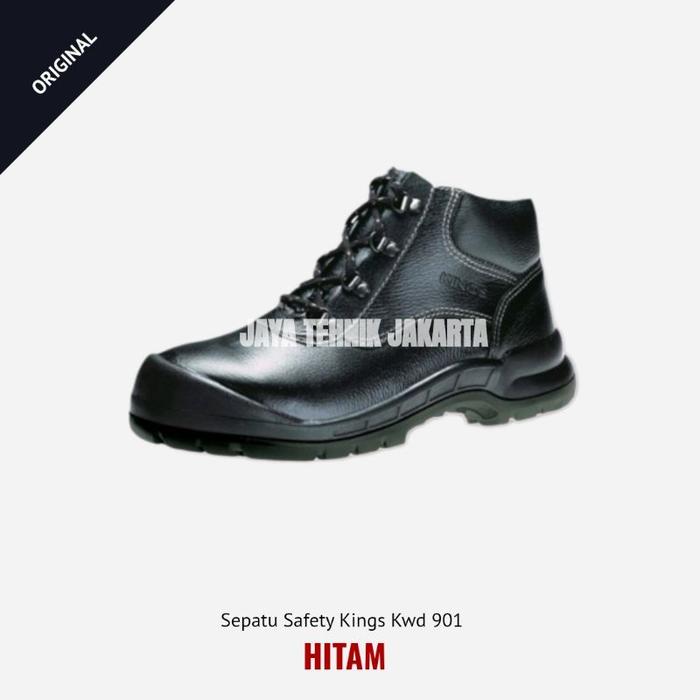 SEPATU SAFETY KINGS KWD 901 HITAM / SAFETY SHOES KINGS KWD 901 X BERKUALITAS