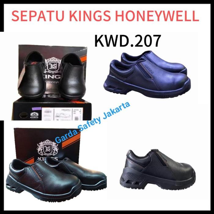 KING'S BY HONEYWELL KWD 207 X / SEPATU SAFETY KINGS BY HONEYWELL KWD 207 HITAM ORIGINAL / SAFETY SHO