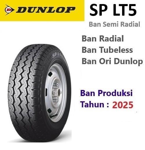 Ban Dunlop SP LT5 165 R13 8PR Ring 13 Radial Tubeless Bisa buat Muatan Berat Mobil Suzuki Carry Futu