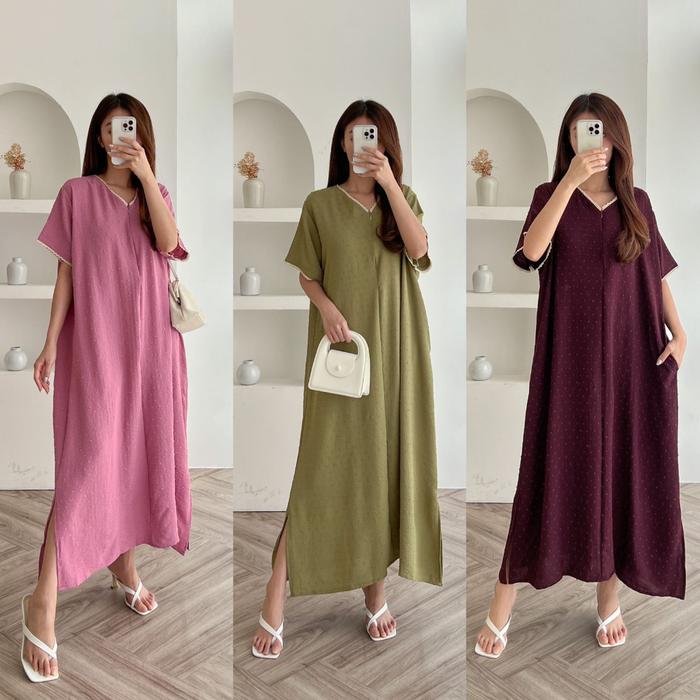 Daster Dotti Jumbo Busui Mewah Bahan Tebal Kusuka