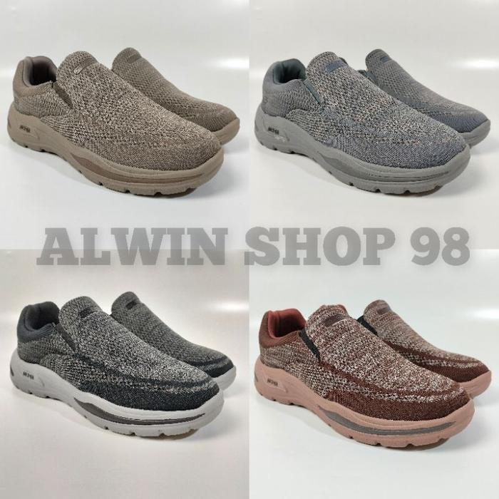 SEPATU SKECHERS ARCH FIT MOTLEY/SEPATU SKECHERS ARCH FIT MOTLEY MENS LEISURE/SKECHERS RELAXED FIT AI