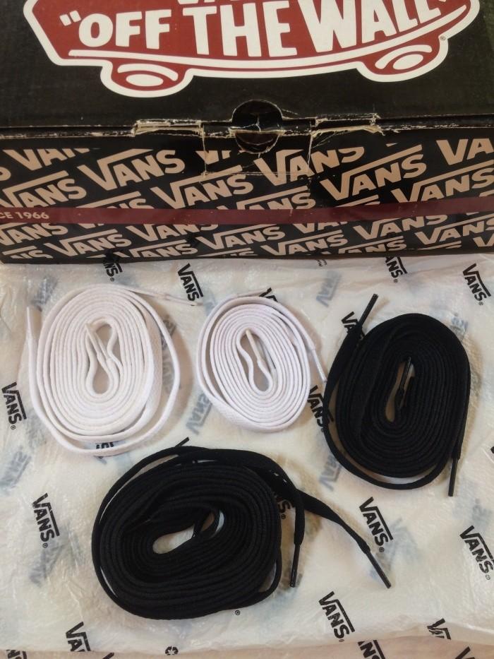 (Masterpiece) Tali / Laces Sepatu Vans Original Untuk Old Skool & Era / Authentic