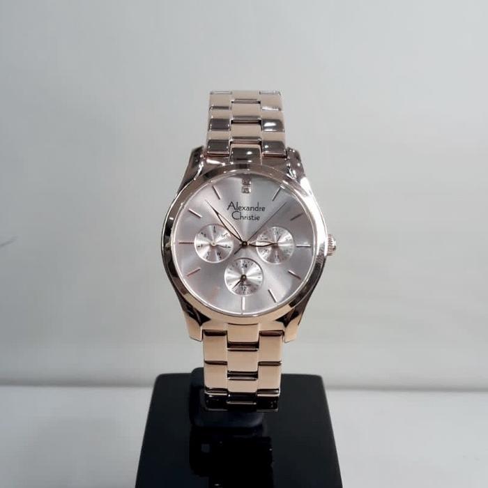 JAM TANGAN WANITA AC 2910 ALEXANDRE CHRISTIE 2910 STAINLESS STELL ORIGINAL & GARANSI RESMI JAM CEWEK