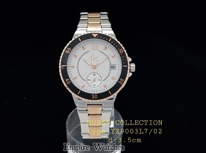 Empirewatches Jam Tangan GC Guess Collection Y29003L7/02 Wanita Rantai Stainless Analog Chrono dan T