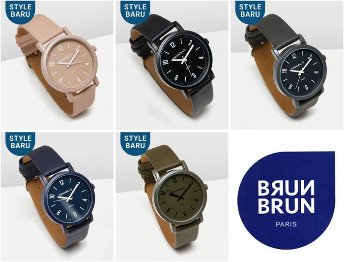 Jam Tangan Wanita Nathan BrunBrun Paris 5 warna Berkualitas Terbaik