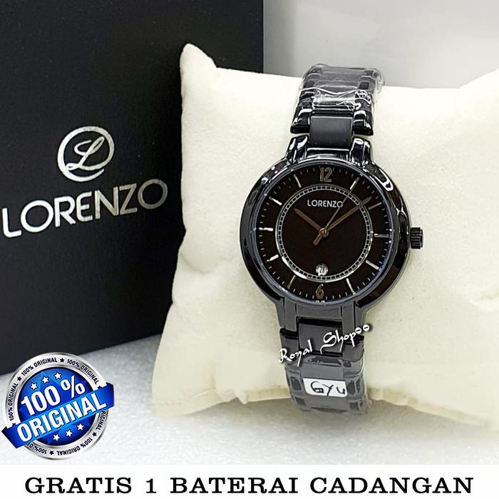 LORENZO 1088 Original // Jam Tangan Wanita Lorenzo Original / Jam Tangan Lorenzo All Stainless Steel